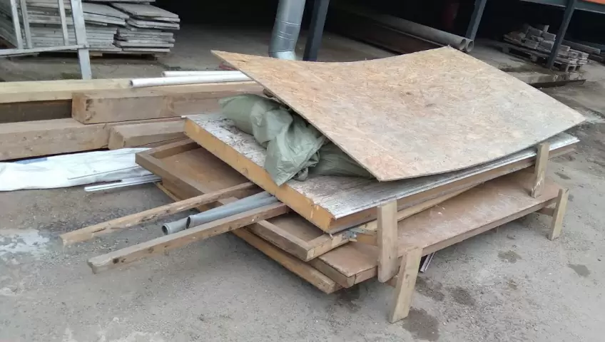 Сбор мусора после ремонта